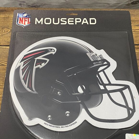 NFL Atlanta Falcons Helmet MOUSE PAD Football Logo Computer Office Supply Sports - Picture 1 of 3
